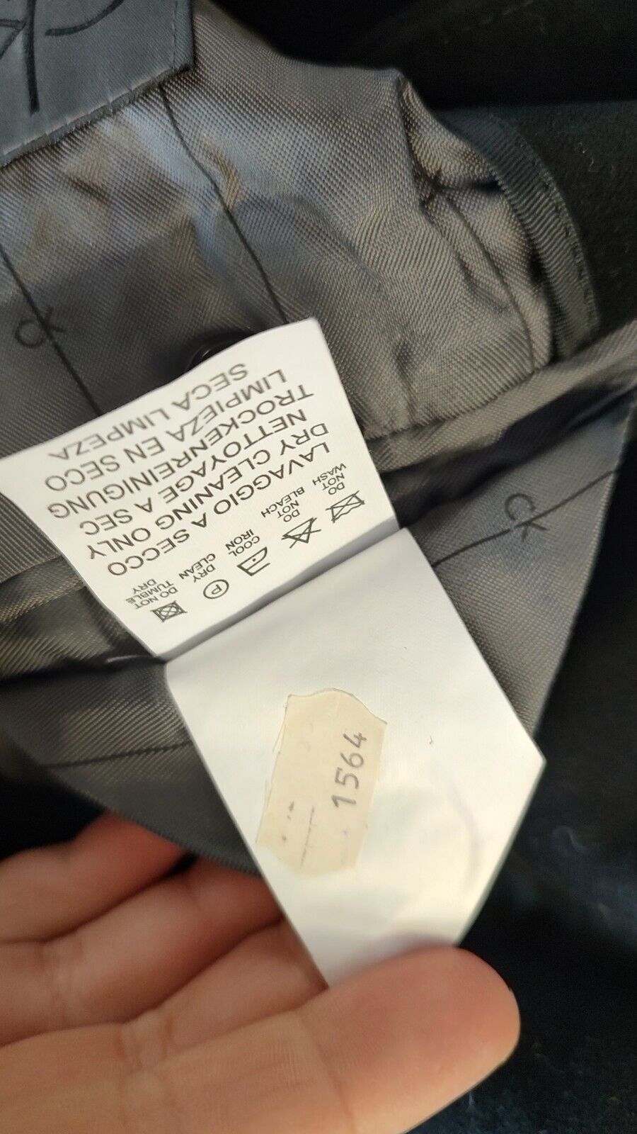 CALVIN KLEIN CK CAPPOTTO COAT GIUBBINO UOMO TG 56 MAN JACKET CASUAL VINTAGE