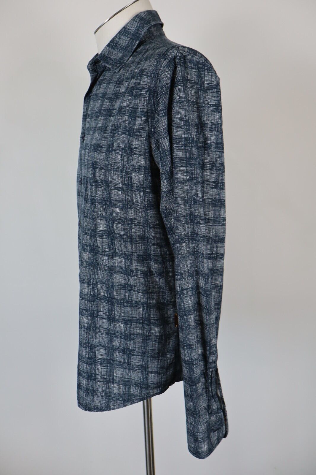 HUGO BOSS CAMICIA UOMO TG. M MAN CASUAL VINTAGE SHIRT COTONE COTTON