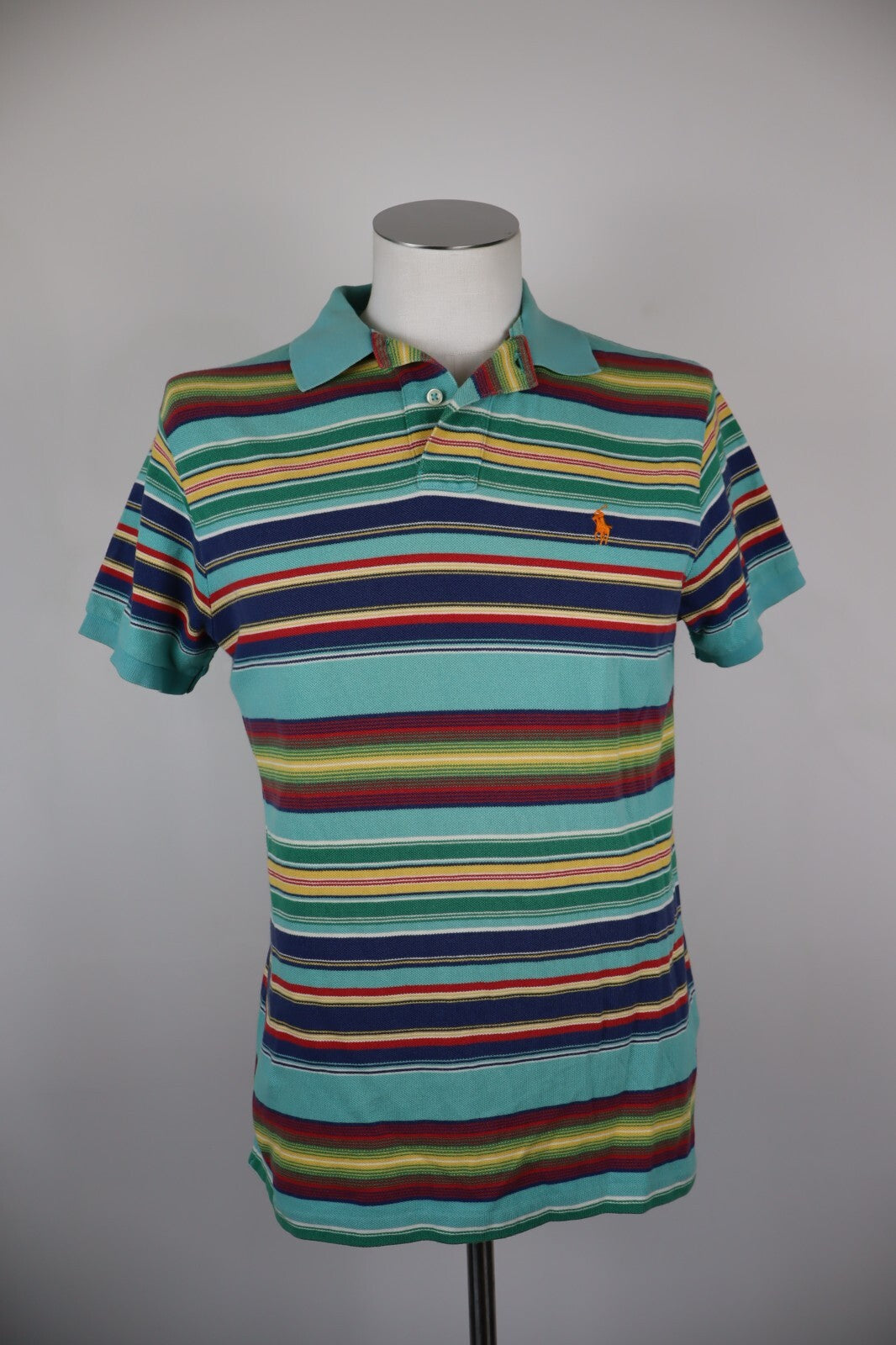 RALPH LAUREN POLO MAGLIA UOMO TG. M MAN COTONE T-SHIRT CASUAL VINTAGE