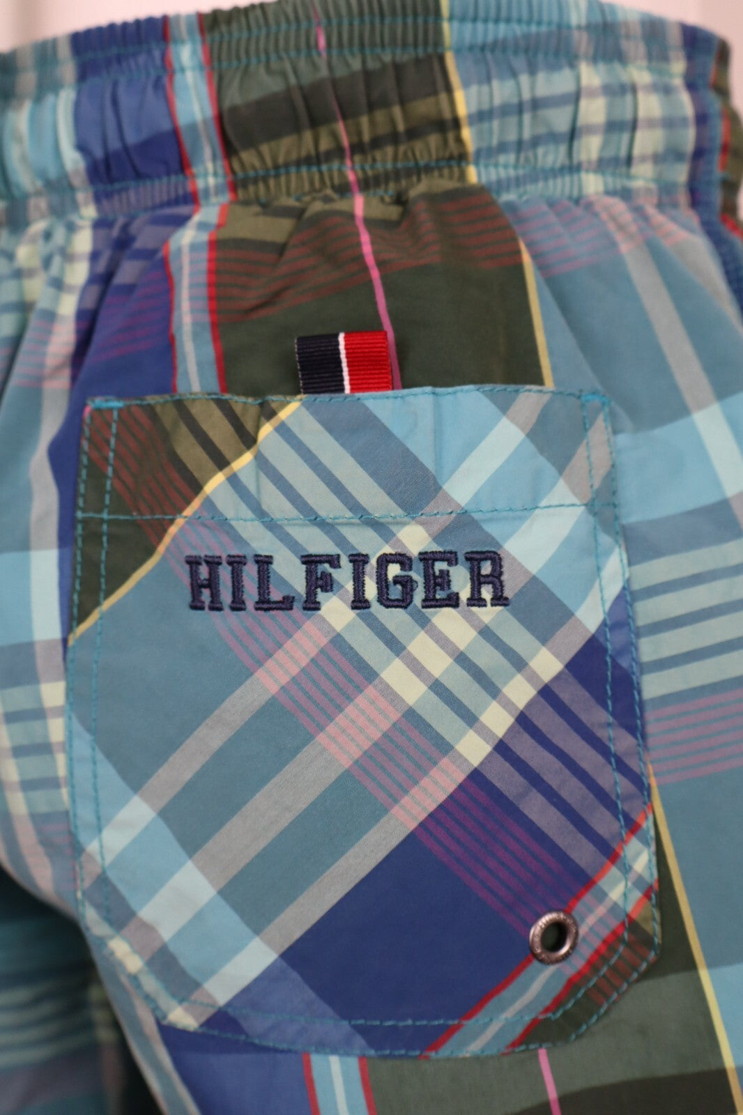 TOMMY HILFIGER COSTUME PANTALONCINO MARE UOMO TG S MEN SWIMSUIT VINTAGE CASUAL