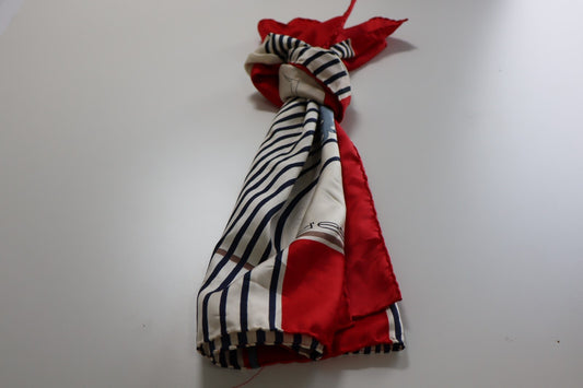 D'ESTE FOULARD 100% SILK SETA SCARVES SCARF SQUARE MADE ITALY