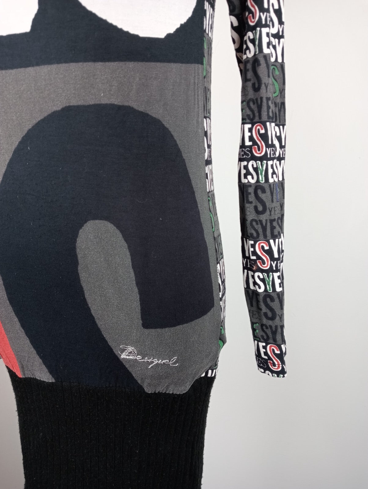 DESIGUAL VESTITO ABITO DONNA TG. XS WOMAN CASUAL VINTAGE DRESS