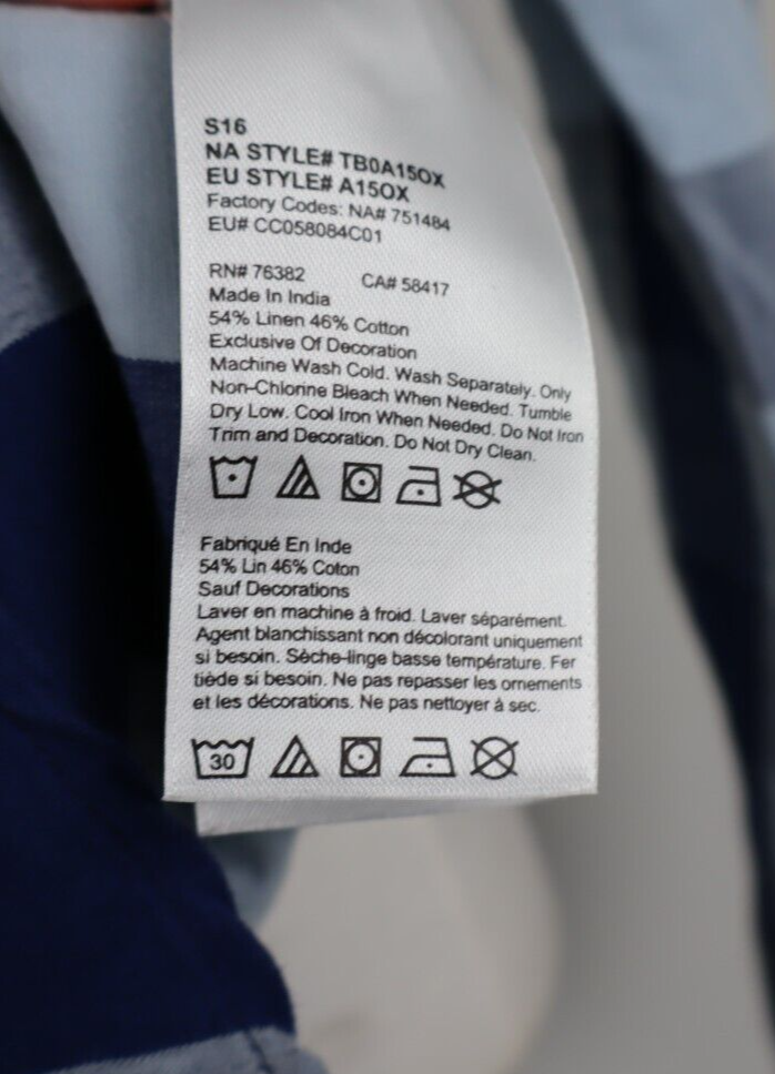 TIMBERLAND CAMICIA UOMO TG. M SLIM FIT MAN CASUAL VINTAGE SHIRT COTONE COTTON