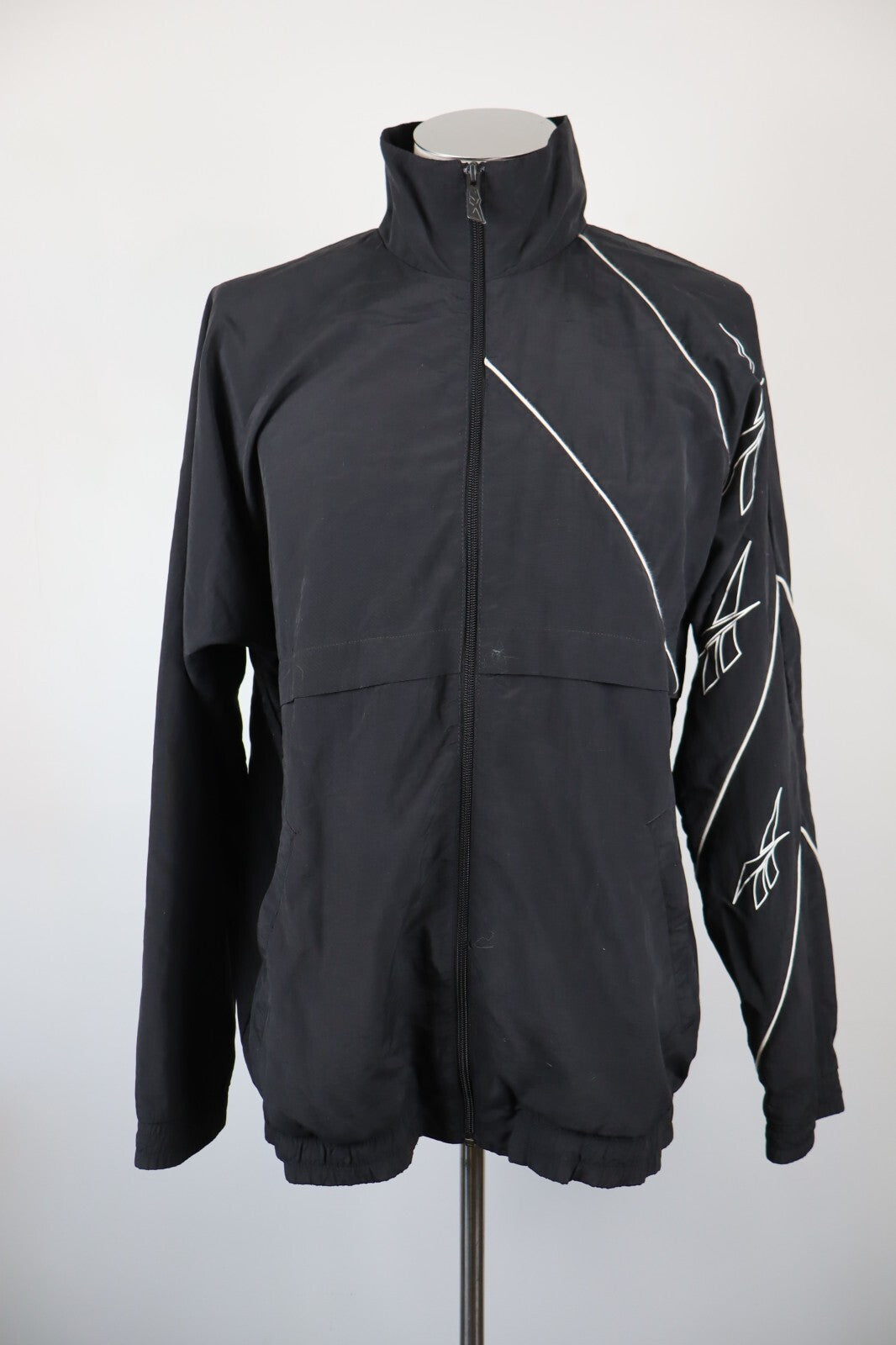 REEBOK GIACCA SPORTIVA UOMO Tg. L MAN CASUAL SPORT JACKET VINTAGE