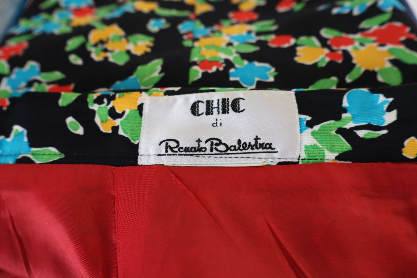 CHIC DI RENATO BALESTRA GONNA DONNA WOMAN SKIRT TG 44 CASUAL VINTAGE LOGO POLY