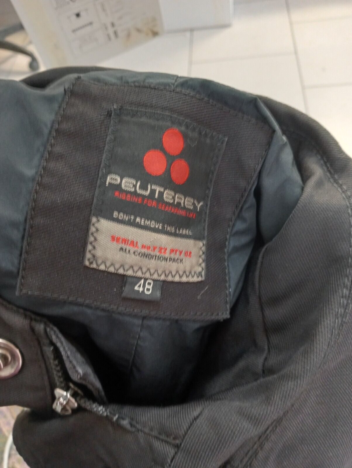 PEUTEREY GIUBBINO DONNA Tg. 48 GIACCA COTONE COTTON WOMAN CASUAL JACKET VINTAGE