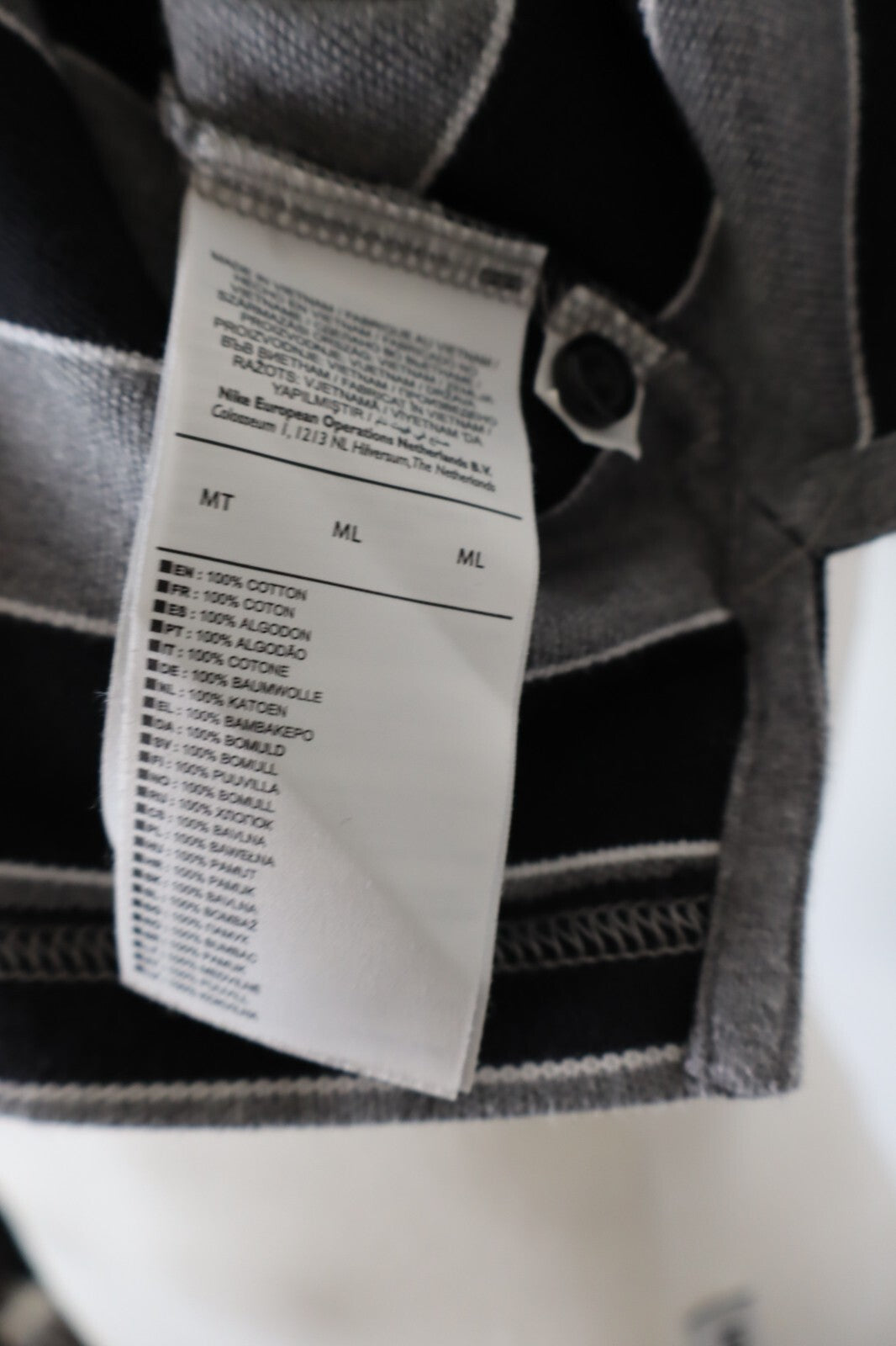 NIKE MAGLIA POLO COTONE UOMO TG. M / L MAN SHIRT CASUAL VINTAGE COTTON