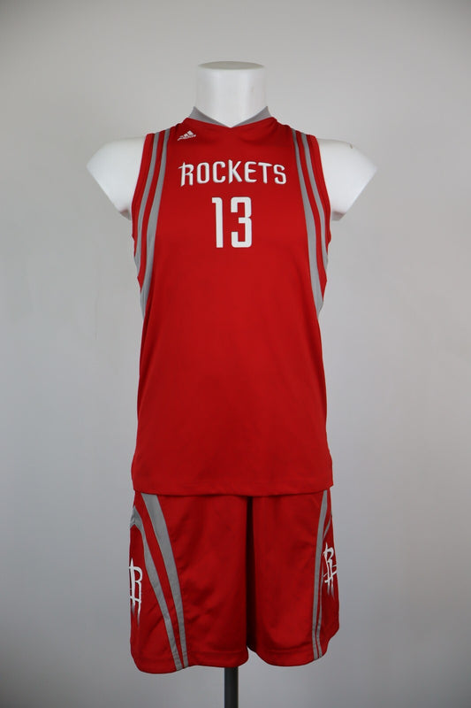 ADIDAS HOUSTON ROCKETS HARDEN N. 13 COMPLETO BASKET RAGAZZO 14 ANNI JERSEY NBA