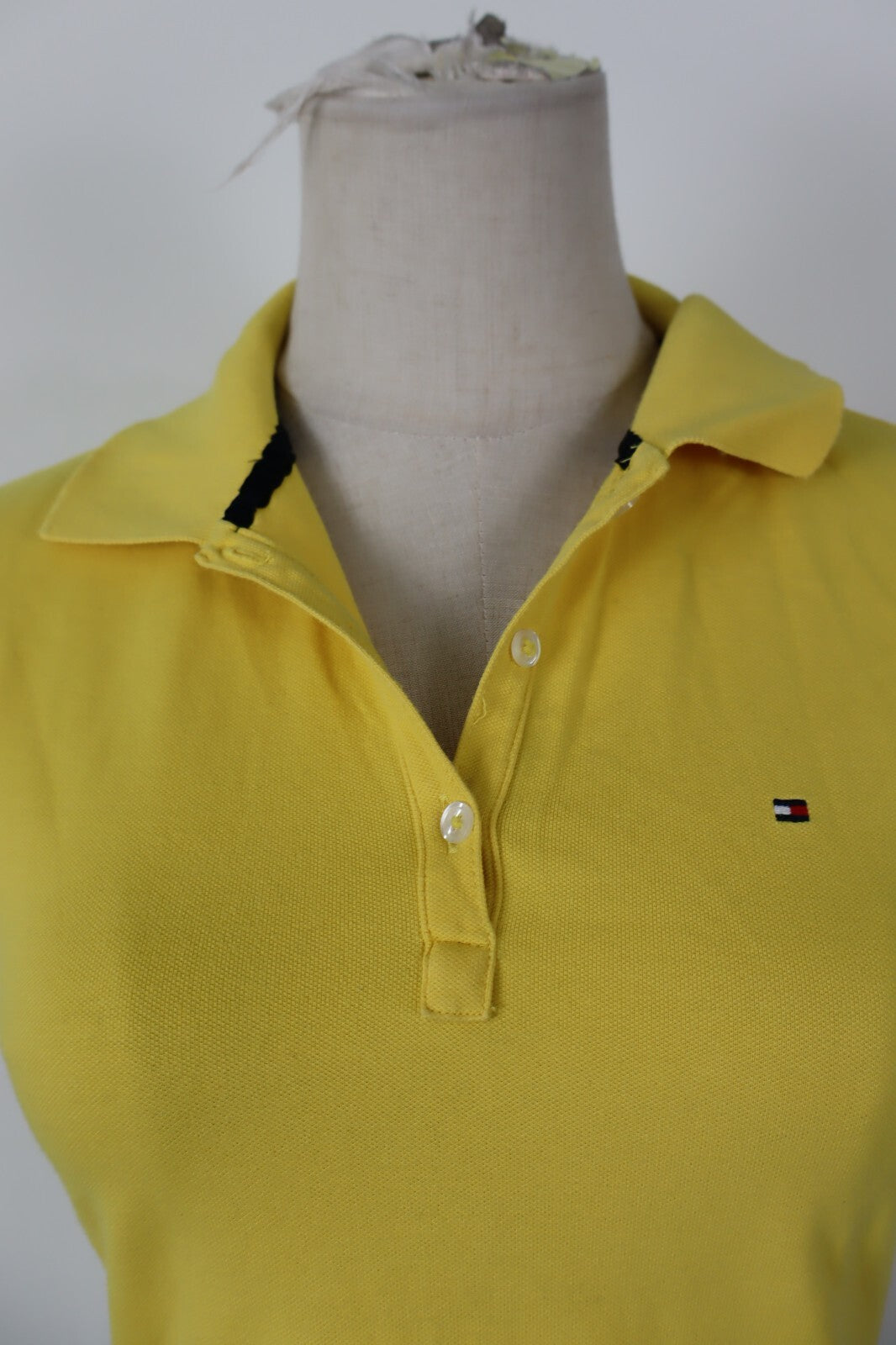 TOMMY HILFIGER MAGLIA POLO DONNA TG S SLIM FIT WOMAN CASUAL VINTAGE TOP T-SHIRT