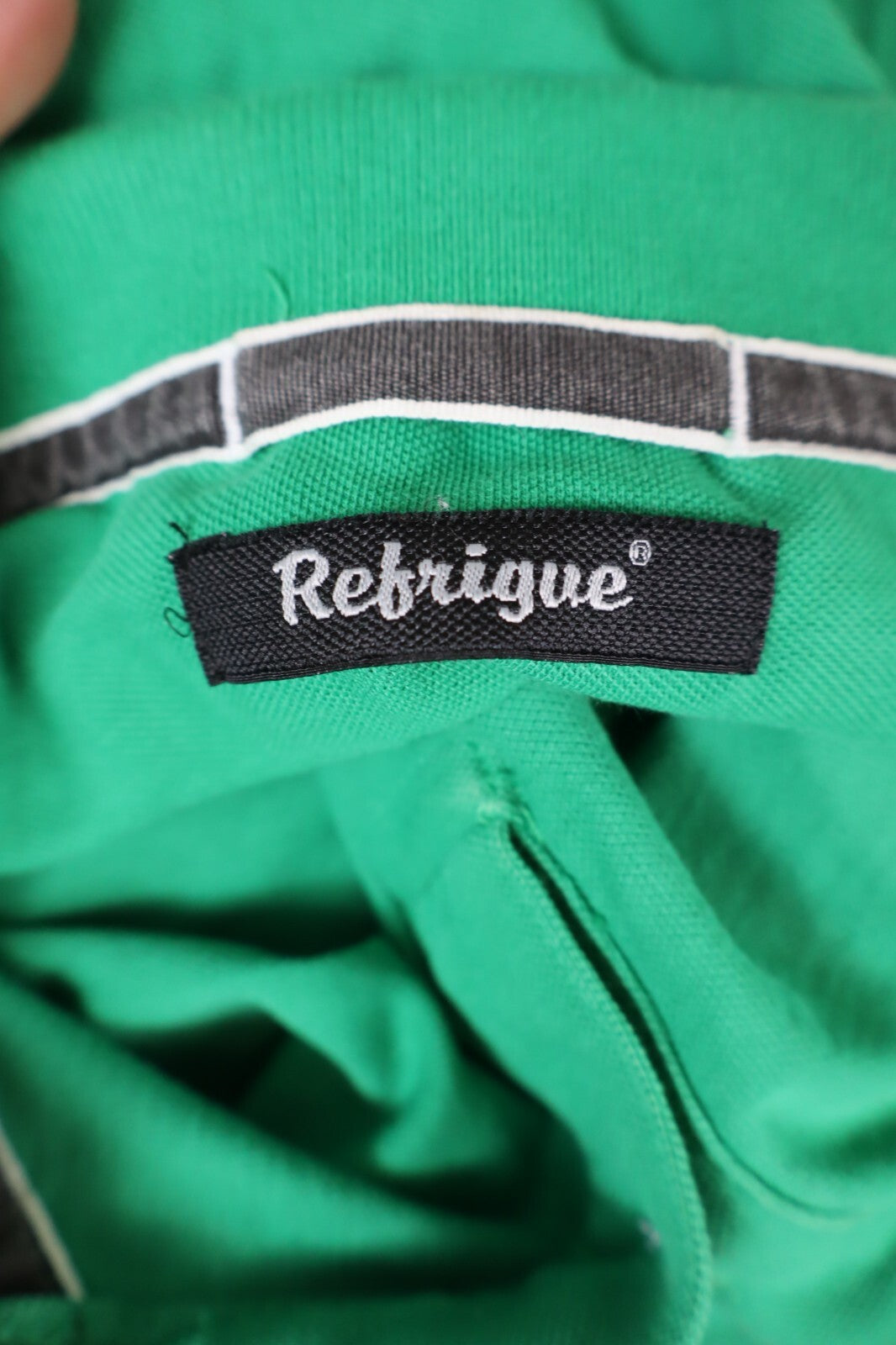 REFRIGUE MAGLIA POLO UOMO TG. M MAN T-SHIRT CASUAL VINTAGE COTONE