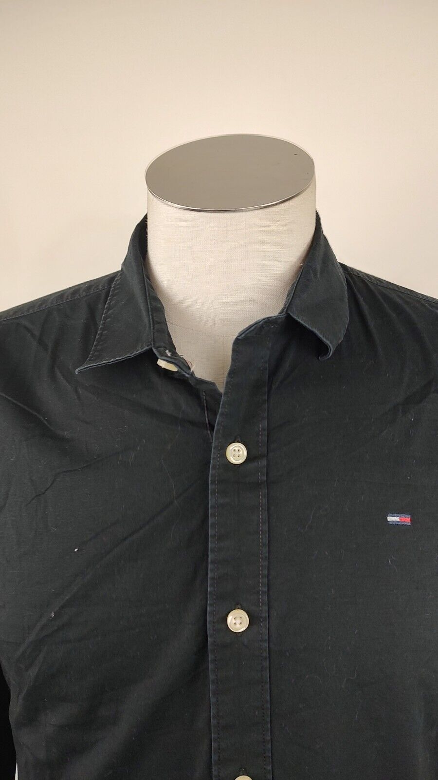TOMMY HILFIGER CAMICIA UOMO TG. L MAN CASUAL VINTAGE SHIRT COTONE COTTON