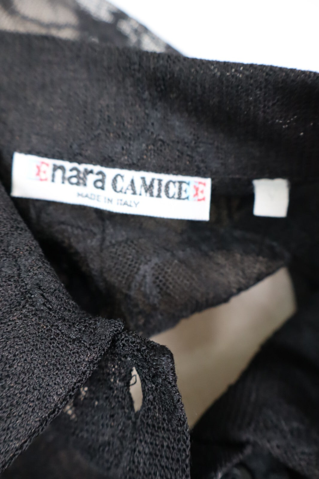 NARA CAMICIA DONNA TG. V 5 WOMAN SHIRT CASUAL VINTAGE Y2K TRASPARENTE FLOREALE