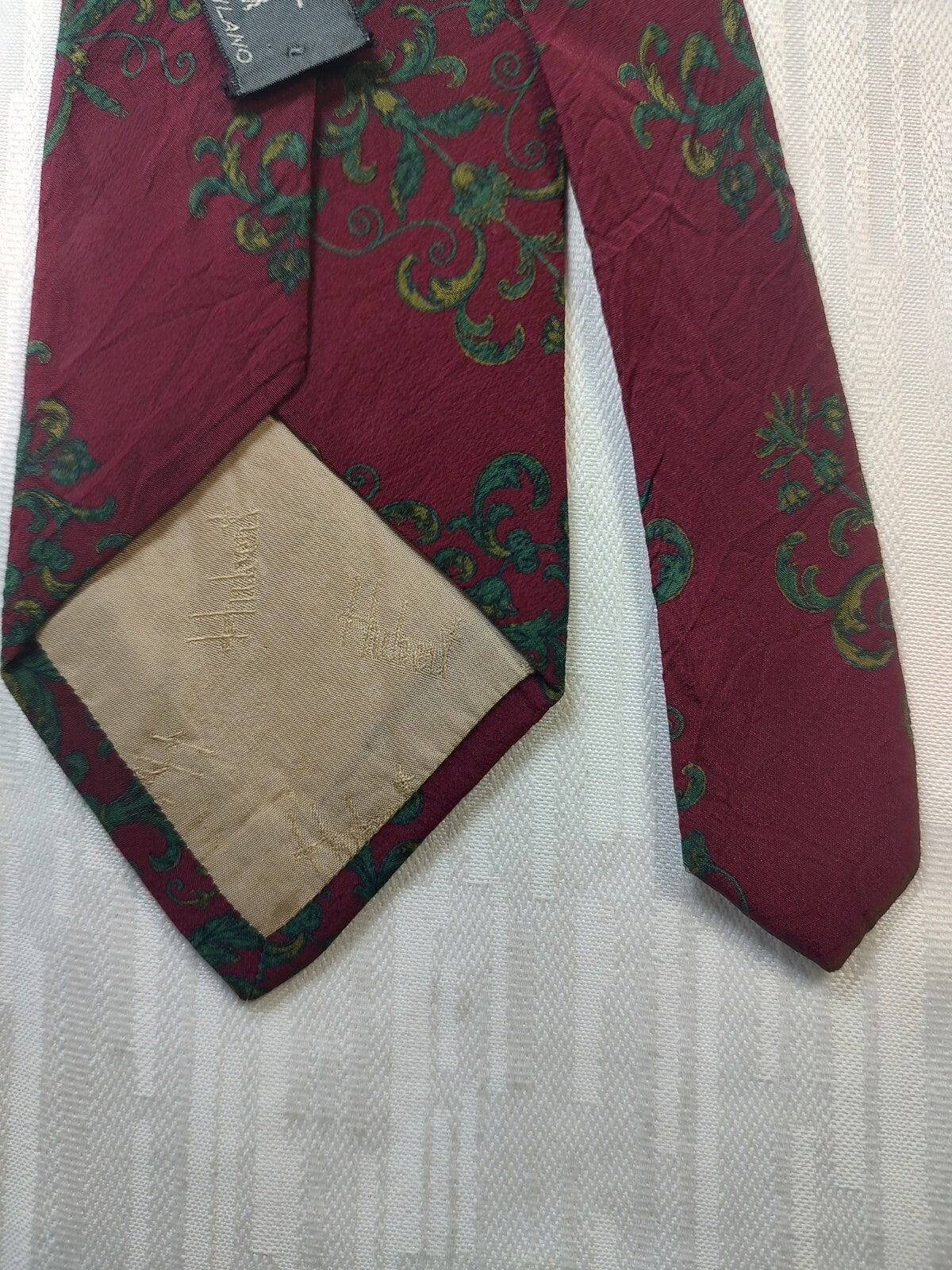 HUBERT 100% SILK TIE SETA CRAVATTA NECKTIE MADE IN ITALY CLASSIC