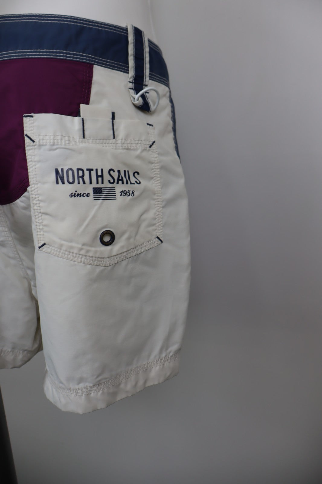NORTH SAILS COSTUME PANTALONCINO MARE UOMO 31 MAN SWIMSUIT VINTAGE CASUAL LOGO