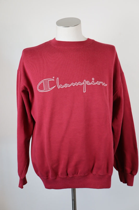 CHAMPION FELPA MAGLIA COTONE UOMO Tg L MAN COTTON JACKET SWEATSHIRT VINTAGE