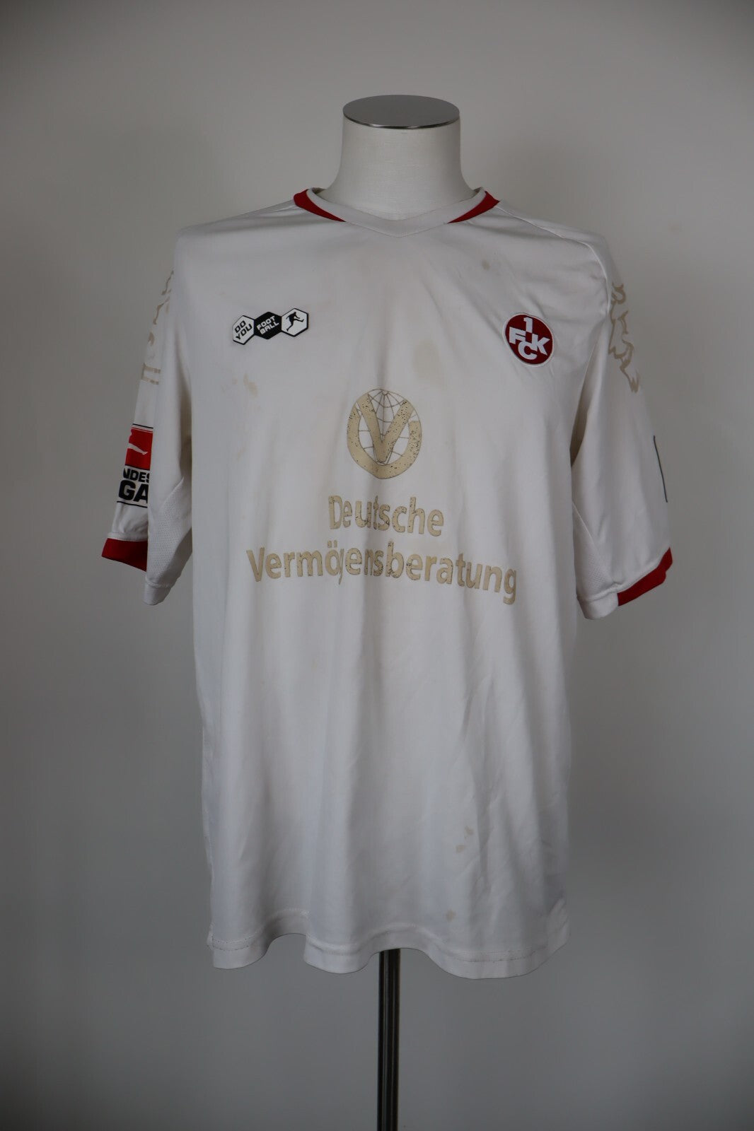 DO YOU FOOTBALL KAISERSLAUTERN MAGLIA CALCIO UOMO Tg L SOCCER JERSEY SPORT 09/10