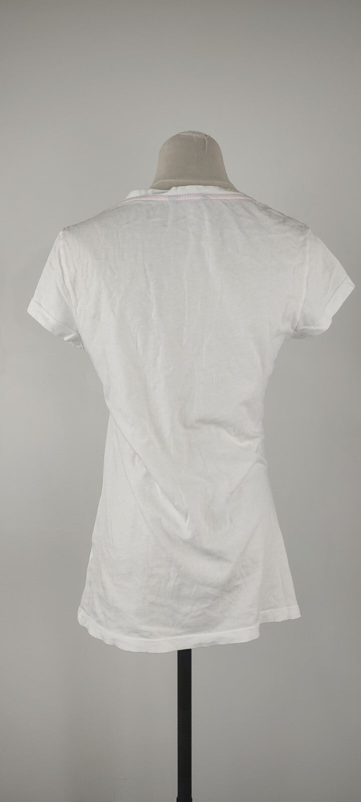 TOMMY HILFIGER  MAGLIA DONNA TG. S WOMAN CASUAL VINTAGE T-SHIRT COTONE