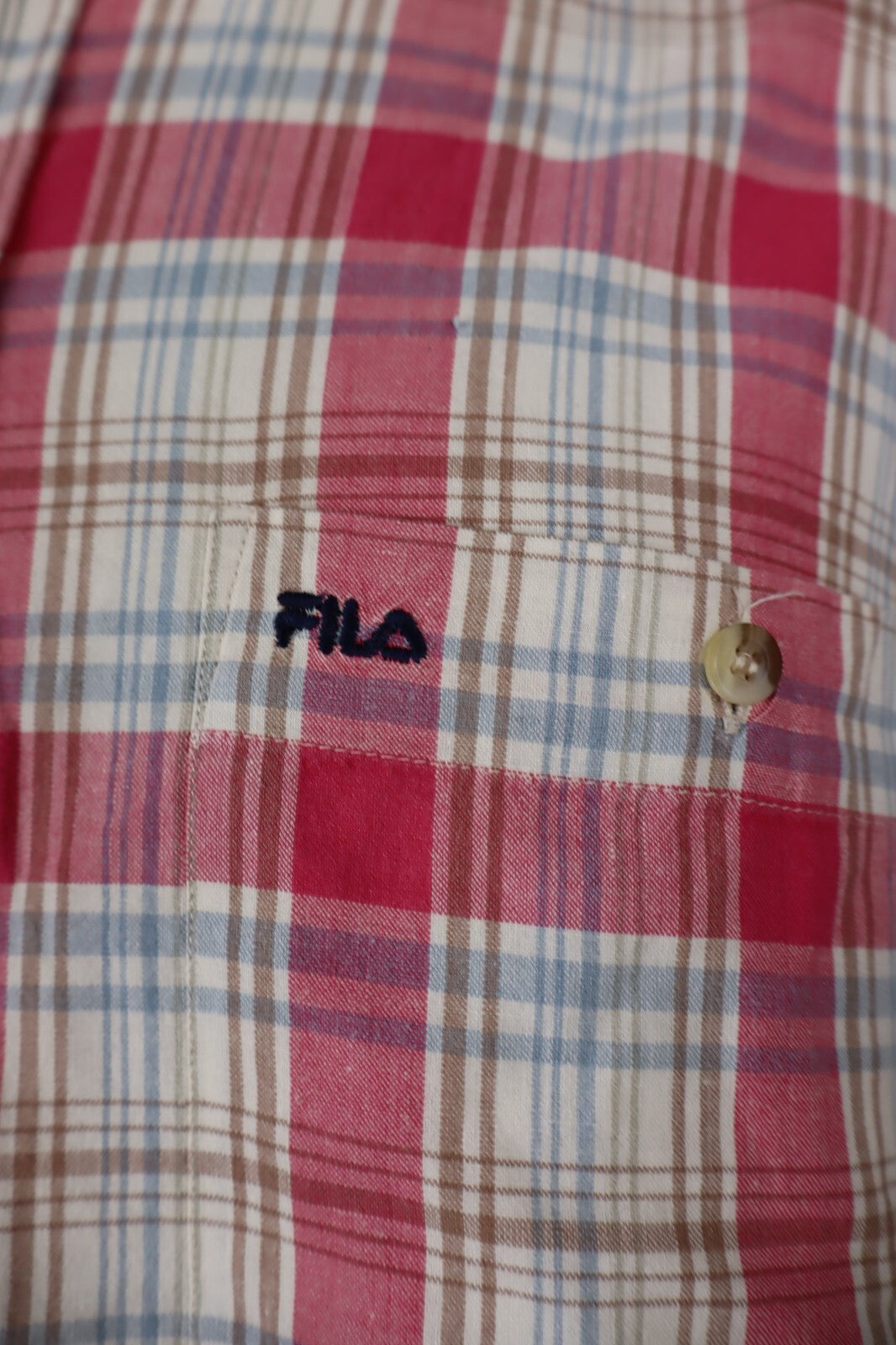 FILA CAMICIA UOMO COTONE TG. L MAN CASUAL VINTAGE SHIRT COTTON