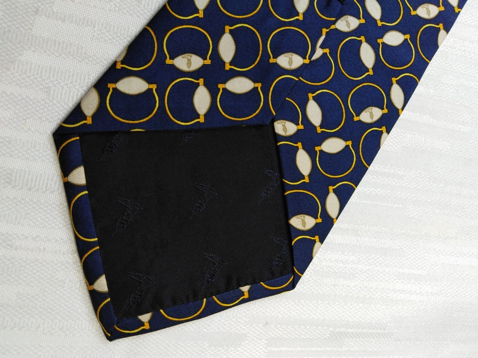 TRUSSARDI 100% SILK TIE SETA CRAVATTA NECKTIE MADE IN ITALY CLASSIC