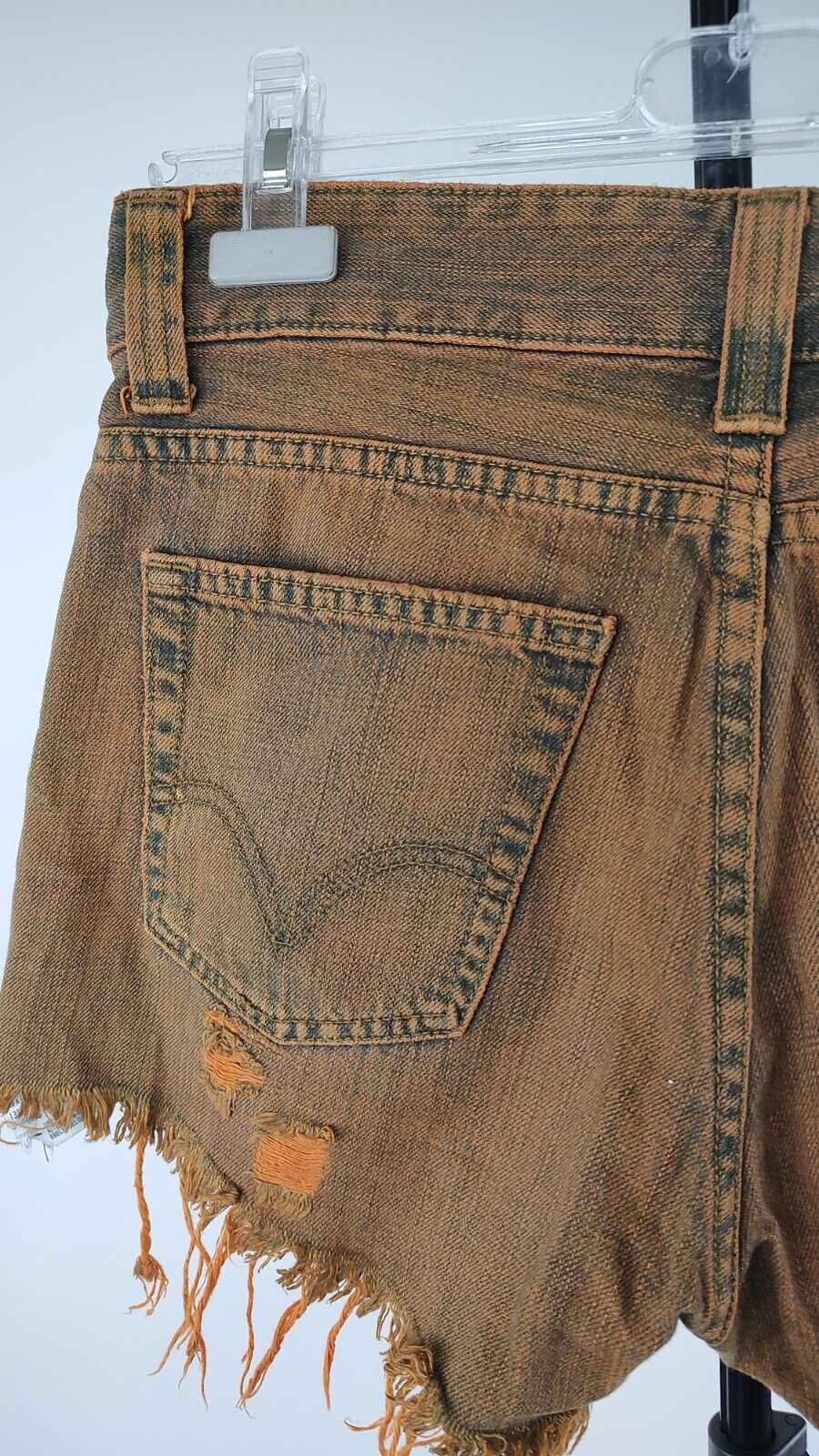 LEVI'S PANTALONCINO DENIM JEANS DONNA TG W31 WOMAN VINTAGE SHORTS