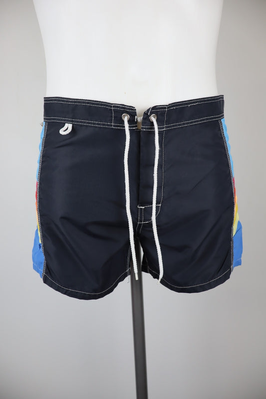 SUNDEK COSTUME PANTALONCINO MARE UOMO 30 MEN SWIMSUIT VINTAGE CASUAL LOGO