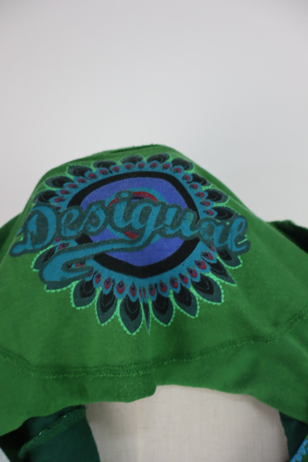 DESIGUAL VESTITO DONNA TG. XL WOMAN CASUAL VINTAGE DRESS ABITO VISCOSA