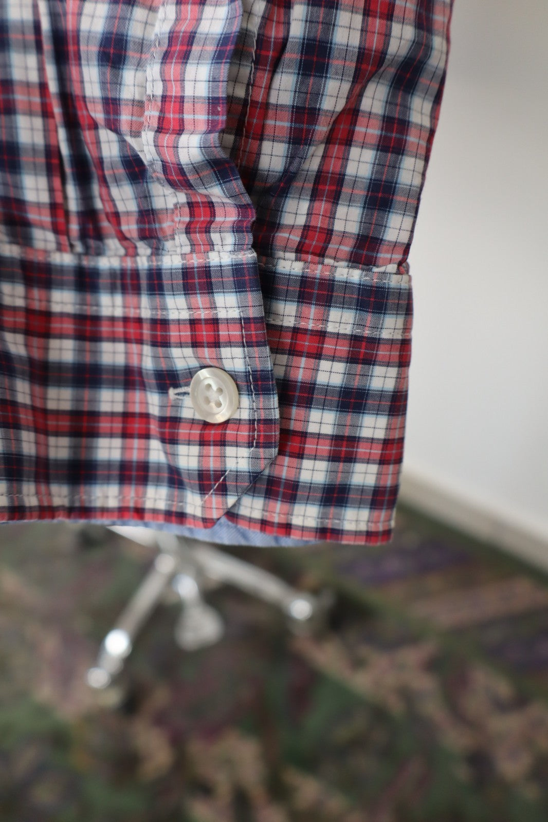 HUGO BOSS CAMICIA COTONE UOMO TG. L MAN CASUAL VINTAGE SHIRT LOGO