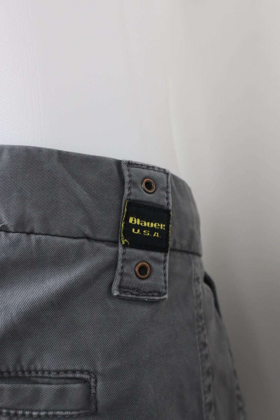 BLAUER BERMUDA PANTALONE SHORTS UOMO TG 33 MAN VINTAGE CASUAL PANTS COTONE