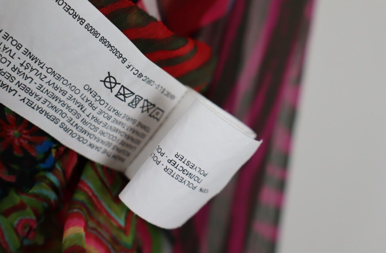 DESIGUAL MAGLIA DONNA TG. 40 WOMAN T-SHIRT CASUAL VINTAGE