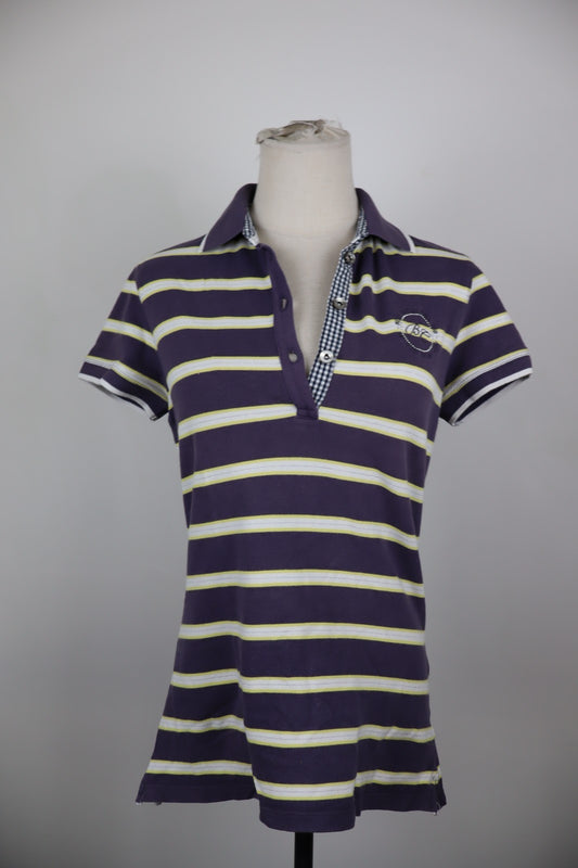 BEST COMPANY POLO MAGLIA DONNA COTONE TG. XL WOMAN VINTAGE TOP T-SHIRT CASUAL