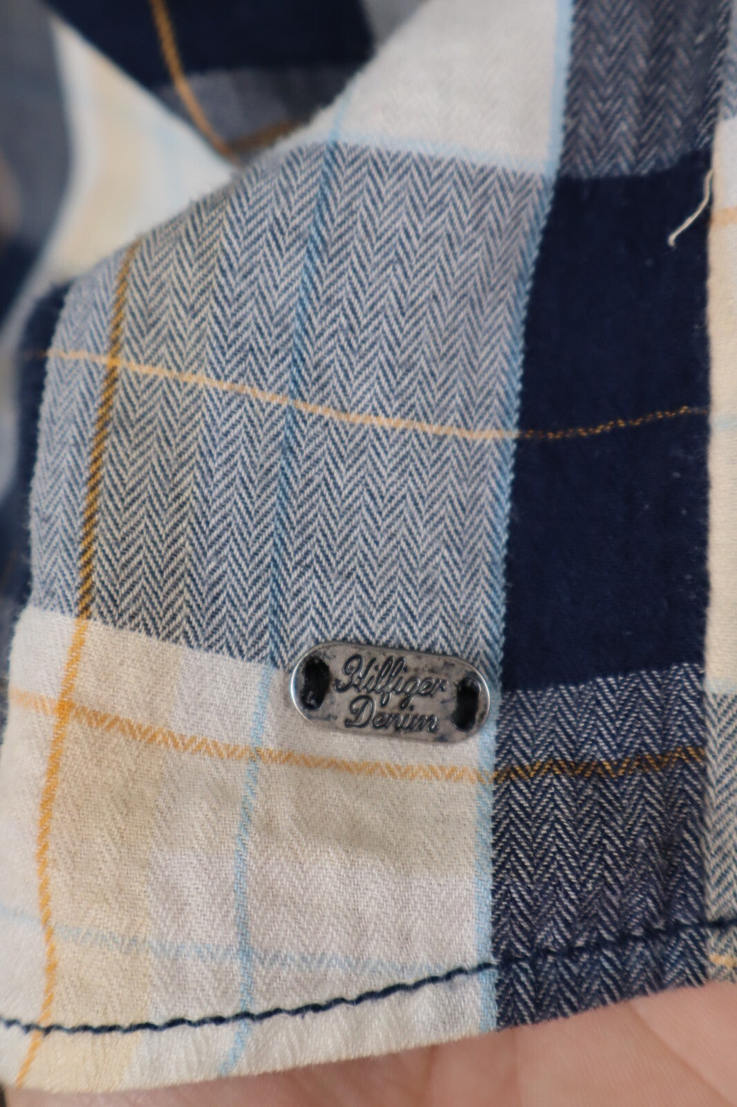 TOMMY HILFIGER CAMICIA  DONNA TG. M WOMAN SHIRT CASUAL VINTAGE COTONE