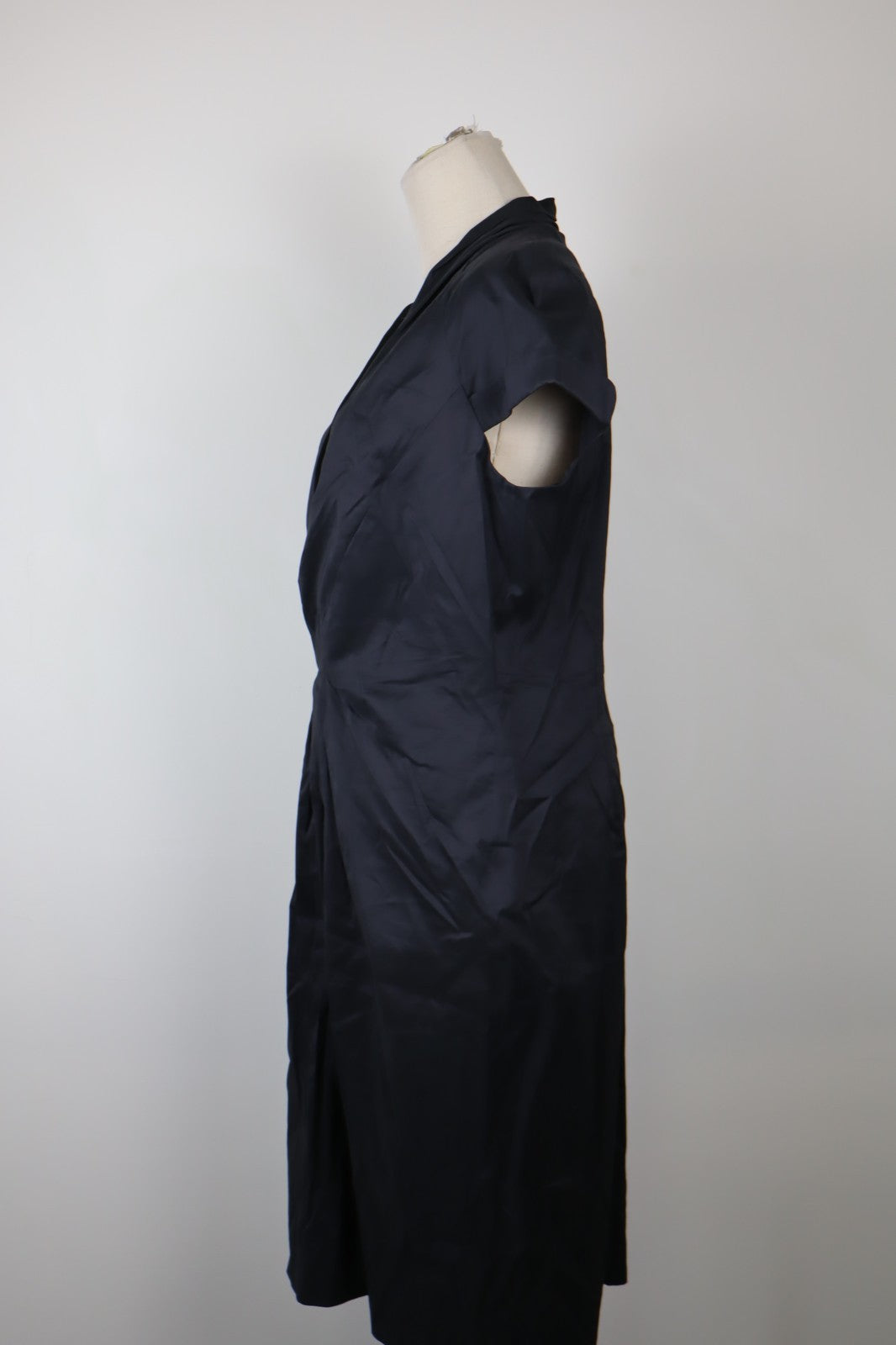 HUGO BOSS VESTITO DONNA TG. 46 WOMAN CASUAL VINTAGE DRESS ABITO COTONE CERNIERA