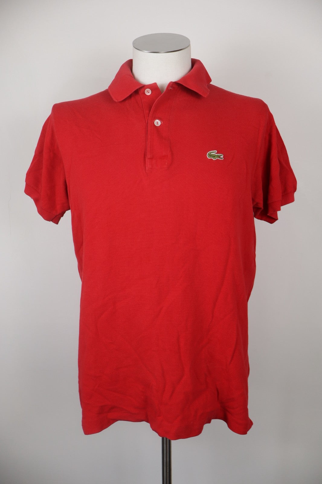 LACOSTE MAGLIA POLO UOMO COTONE TG 5 MAN COTTON T-SHIRT CASUAL VINTAGE LOGO