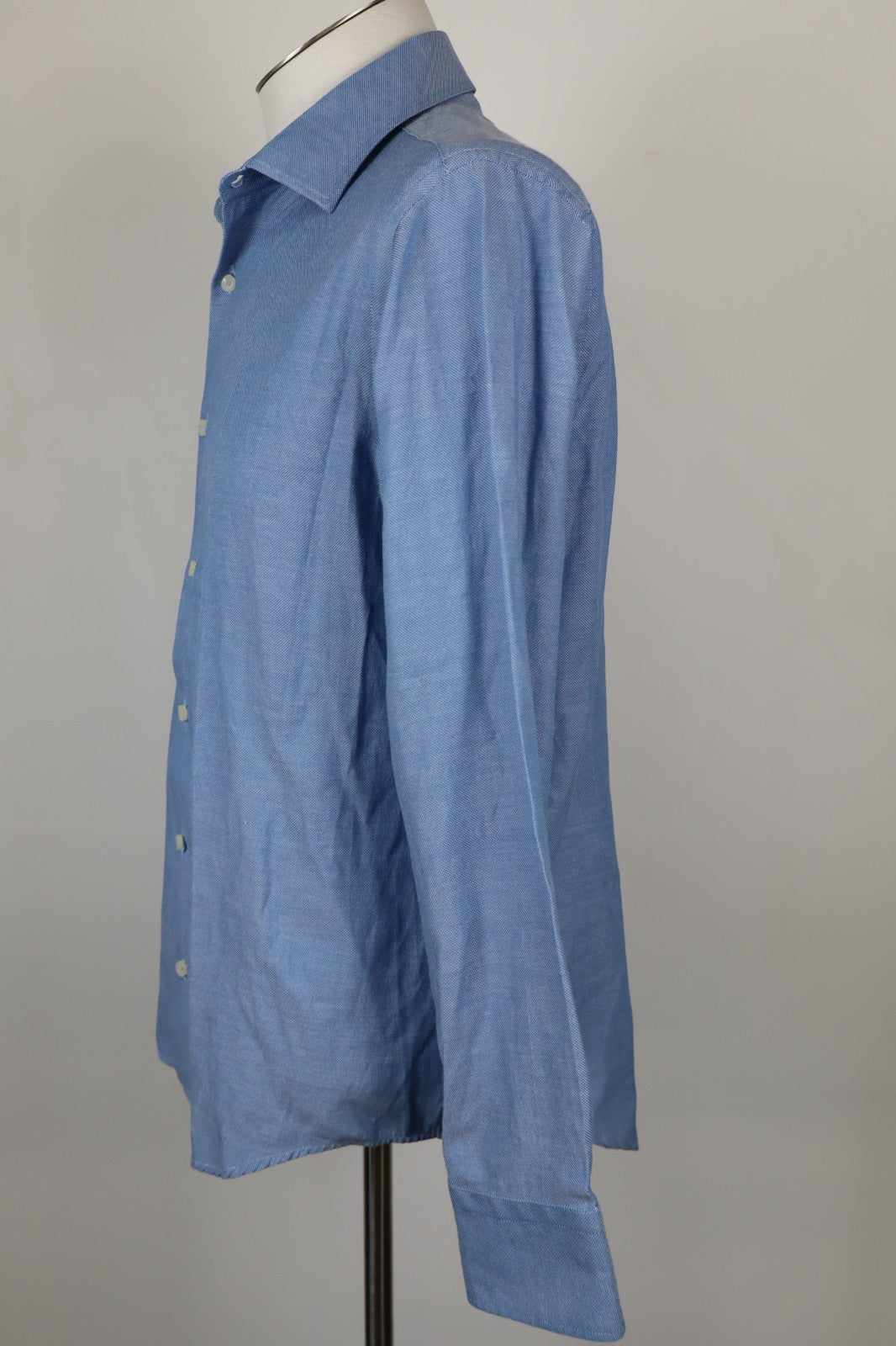 NAZARENO GABRIELLI CAMICIA COTONE UOMO TG. 41 MAN CASUAL VINTAGE SHIRT LOGO