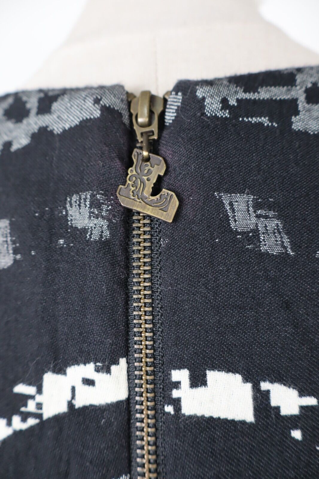 DESIGUAL VESTITO ABITO DONNA TG. 40 WOMAN CASUAL VINTAGE DRESS COTONE