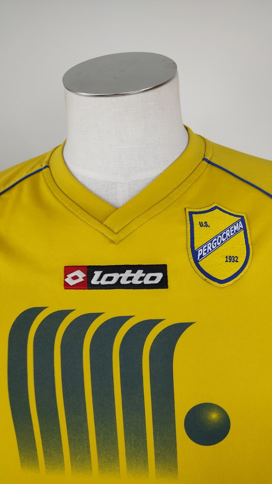 LOTTO PERGOCREMA MAGLIA CALCIO UOMO Tg L SOCCER JERSEY TRIKOT