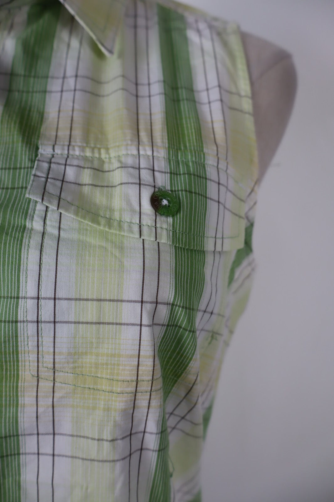 COLUMBIA CAMICIA  SMANICATA DONNA TG. S WOMAN SHIRT CASUAL VINTAGE COTONE