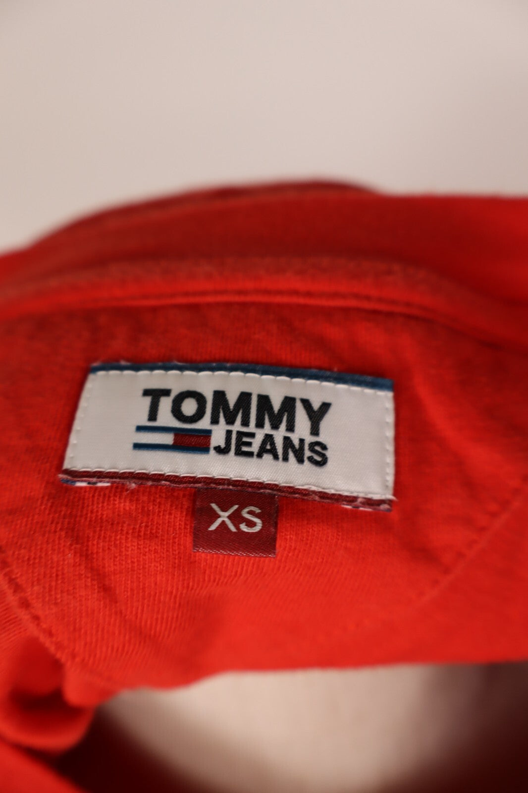 HILFIGER TOMMY JEANS MAGLIA DONNA TG. XS WOMAN CASUAL VINTAGE T-SHIRT TOP COTONE