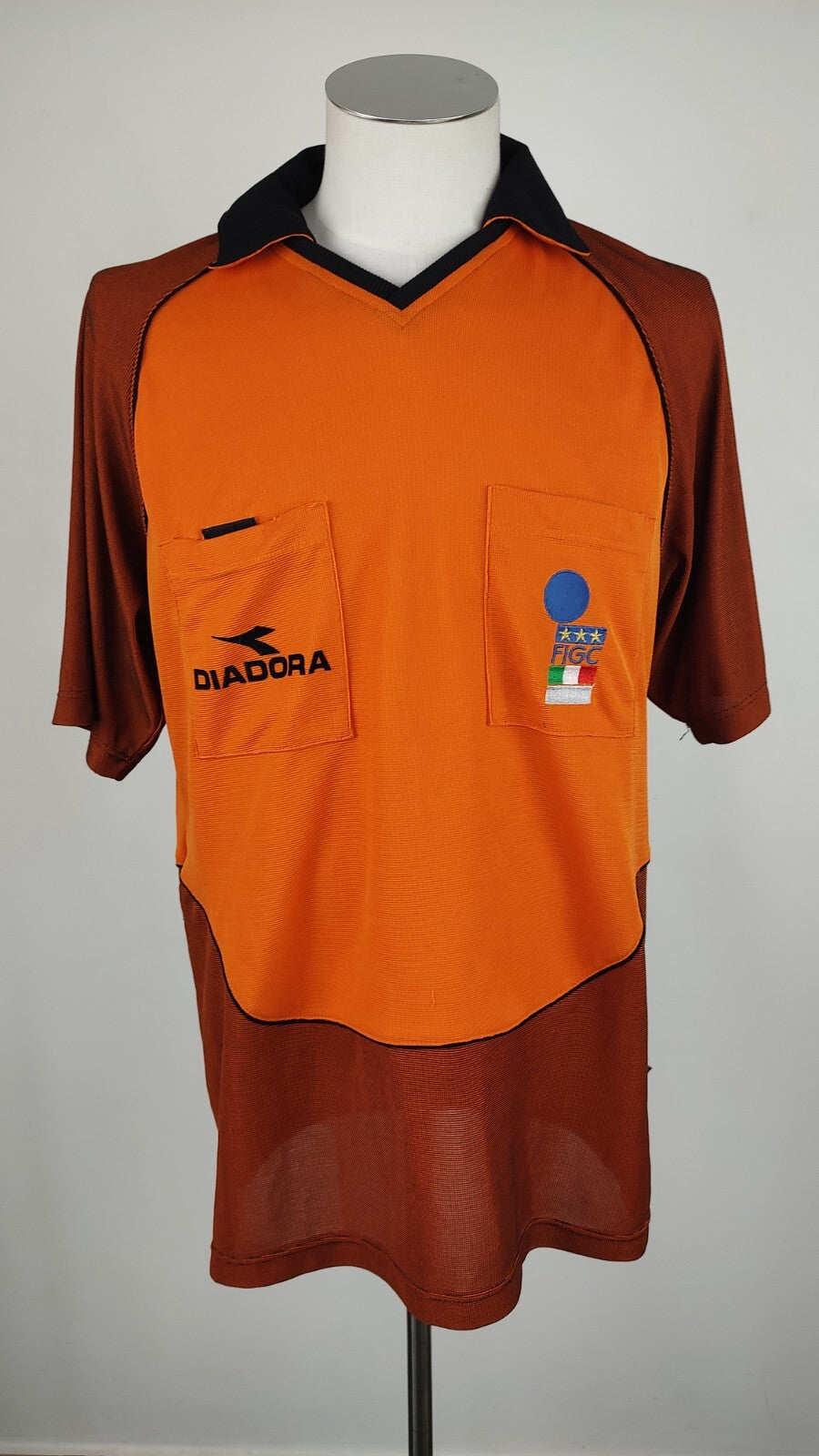 DIADORA ITALIA MAGLIA CALCIO ARBITRO UOMO Tg L SOCCER MAN JERSEY