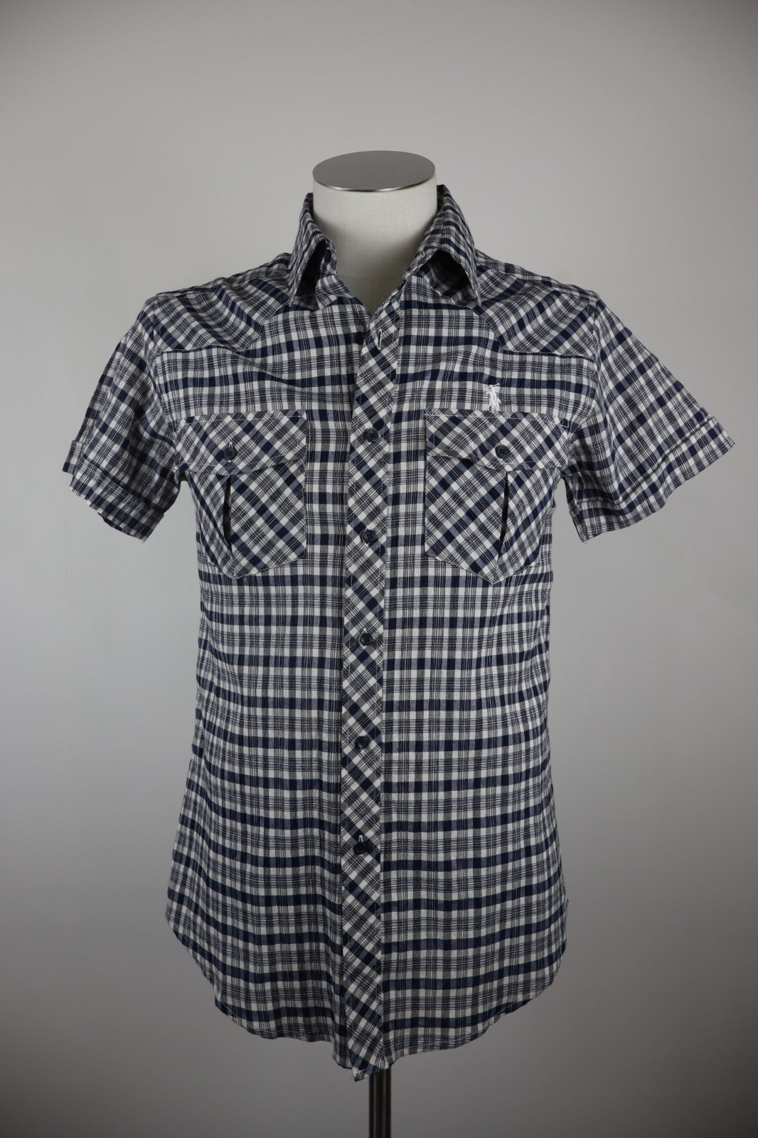 POLO RALPH LAUREN CAMICIA UOMO TG L 41 42 MAN CASUAL VINTAGE SHIRT COTONE COTTON
