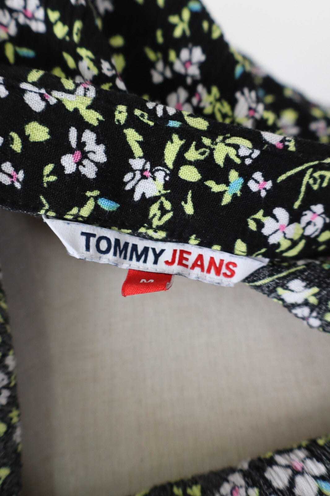 TOMMY JEANS HILFIGER VESTITO ABITO DONNA TG.  M WOMAN CASUAL VINTAGE DRESS