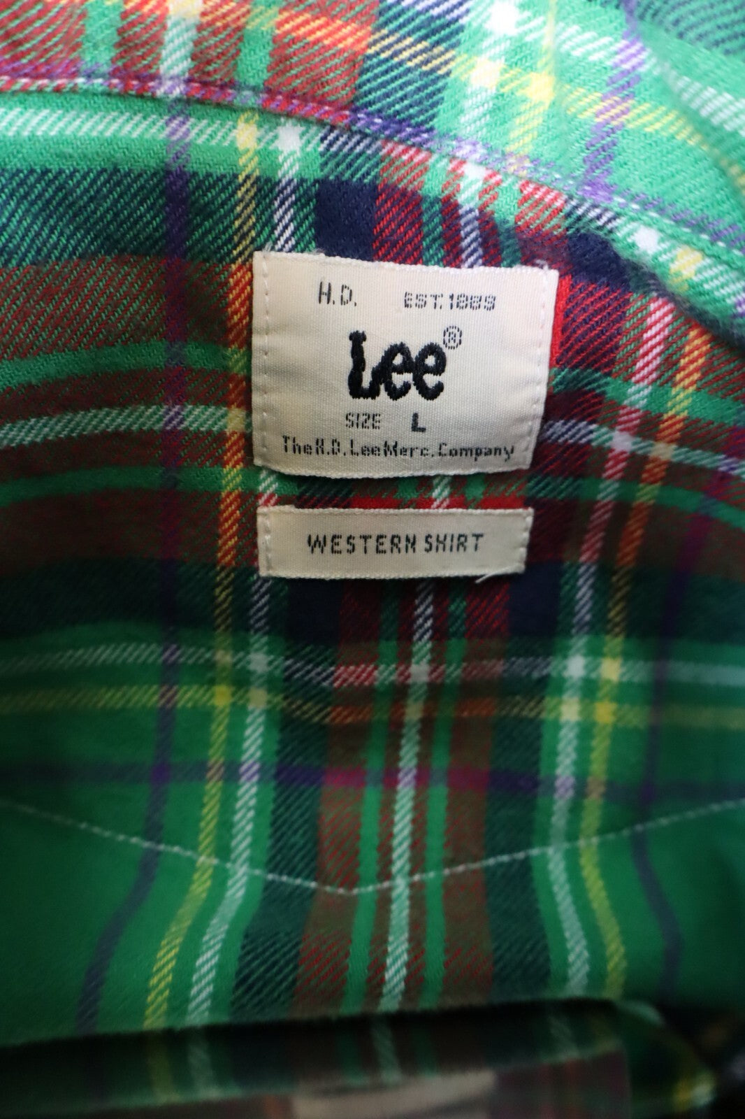 LEE CAMICIA UOMO COTONE TG. L MAN CASUAL VINTAGE SHIRT COTTON