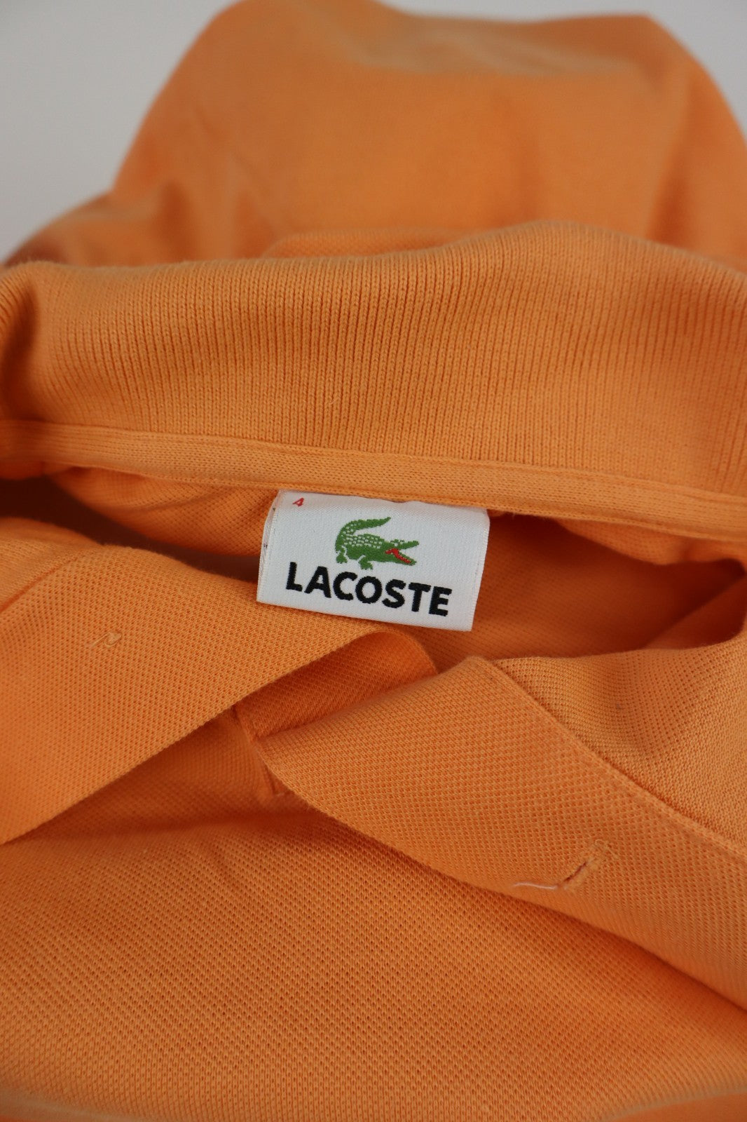 LACOSTE POLO MAGLIA UOMO TG 4 MAN COTONE SHIRT CASUAL VINTAGE COTTON