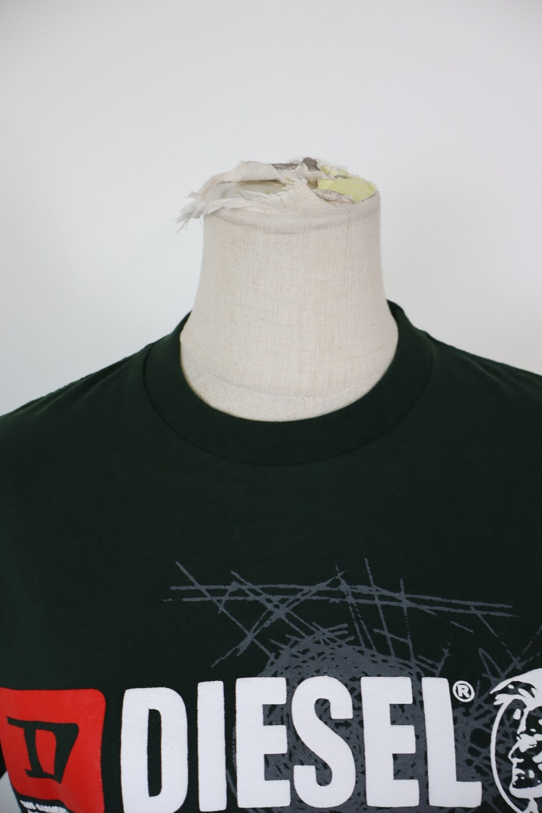 DIESEL MAGLIA DONNA TG. M WOMAN CASUAL VINTAGE T- SHIRT TOP COTONE