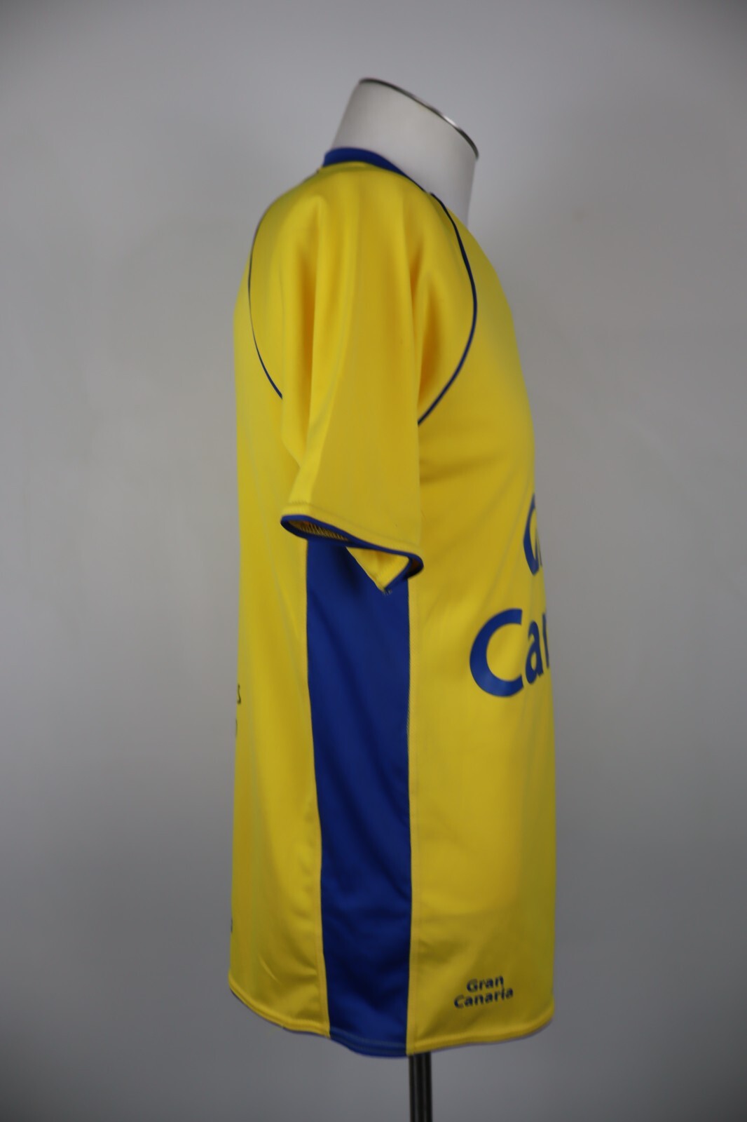 WORD SOCCER CALCIO GRAN CANARIA MAGLIA UOMO S JERSEY TRIKOT VINTAGE AUTOGRAFATA