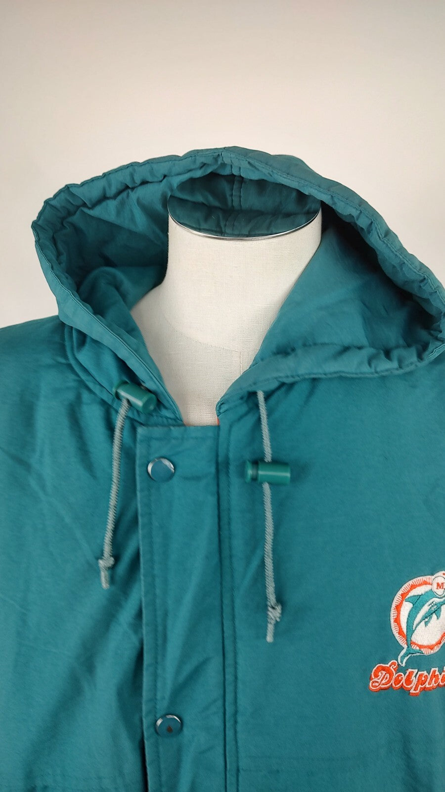 STARTER DOLPHINS GIUBBINO IMBOTTITO NFL FOOTBALL GIACCA UOMO TG L MAN JACKET