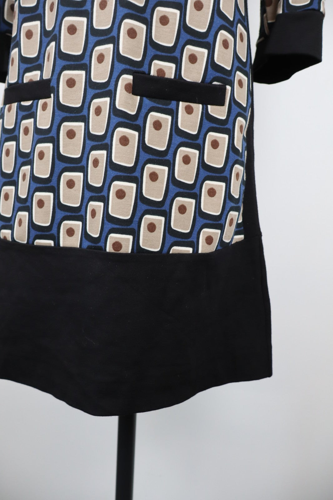 MARELLA VESTITO ABITO DONNA TG. 40 WOMAN CASUAL VINTAGE DRESS MANICHE A 3/4