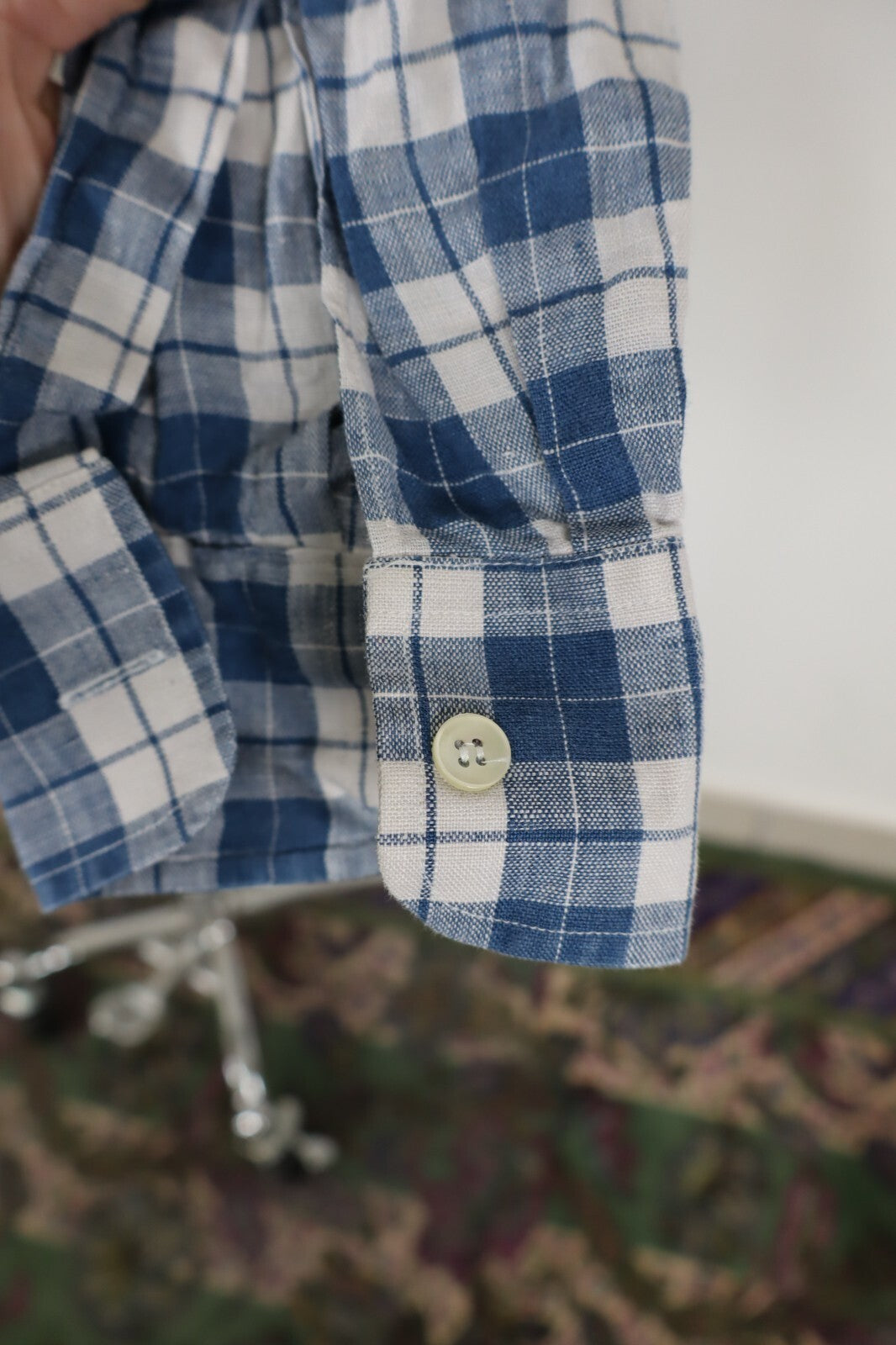 GIANFRANCO FERRE' CAMICIA UOMO COTONE TG. 40 / 15.75  MAN CASUAL VINTAGE SHIRT