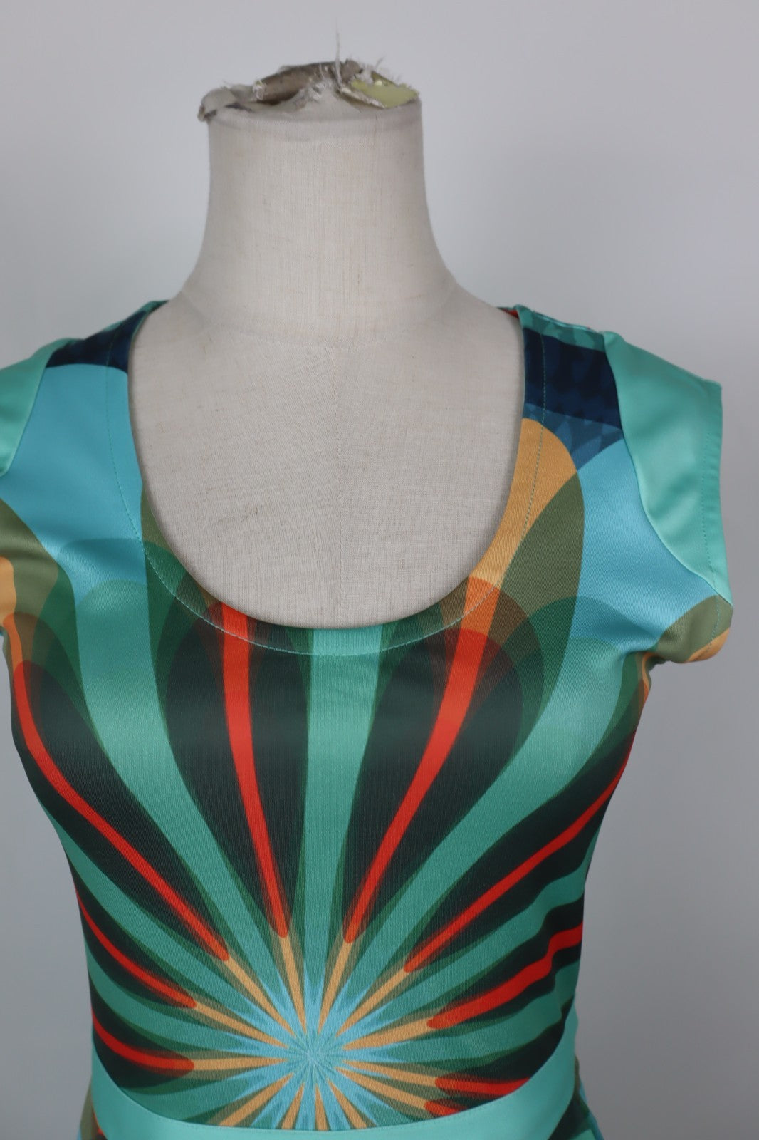 DESIGUAL VESTITO  DONNA TG S WOMAN CASUAL VINTAGE DRESS ABITO VISCOSA