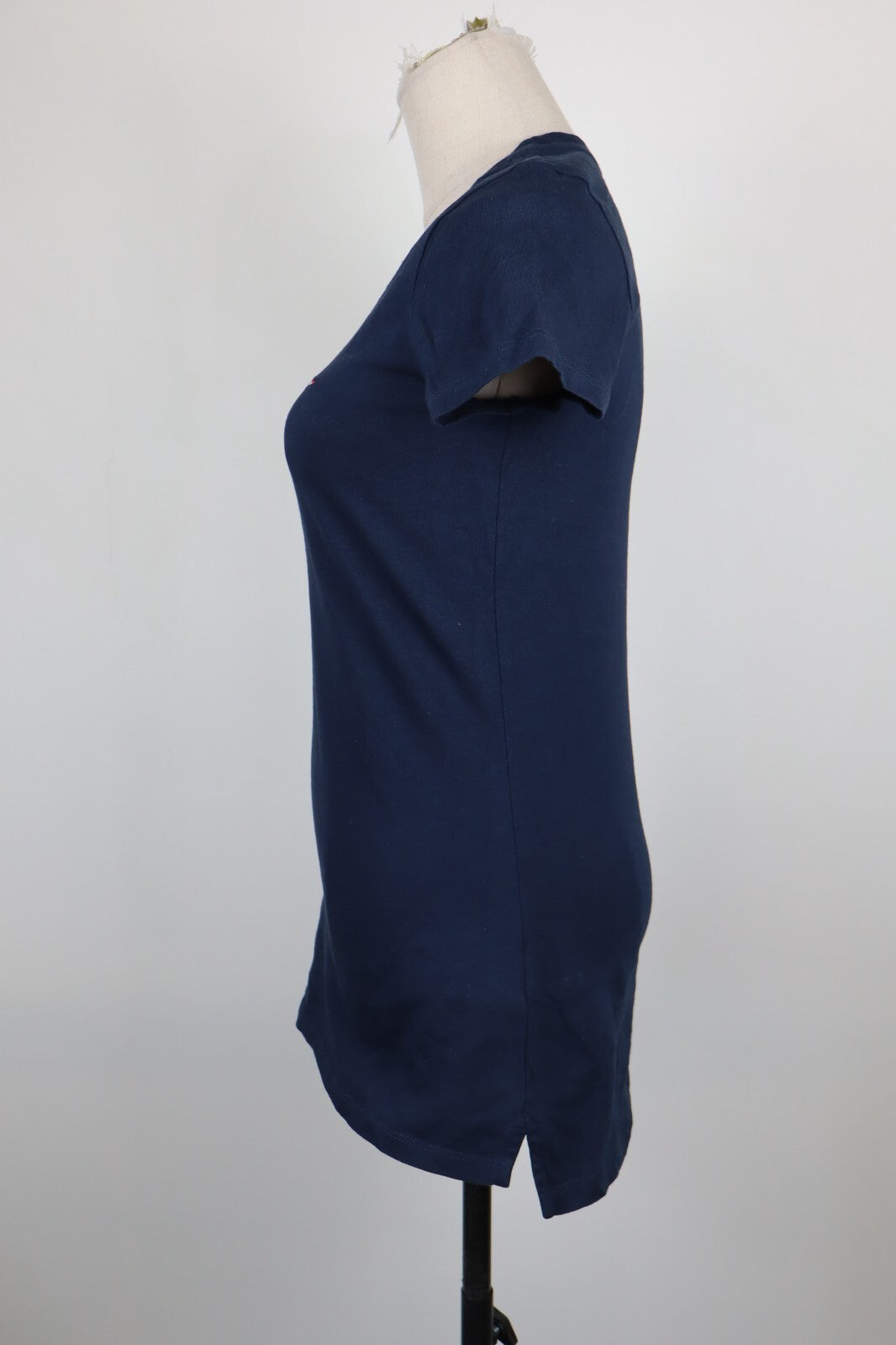 TOMMY HILFIGER MAGLIA MEZZE MANICHE DONNA S WOMAN CASUAL VINTAGE T-SHIRT COTONE